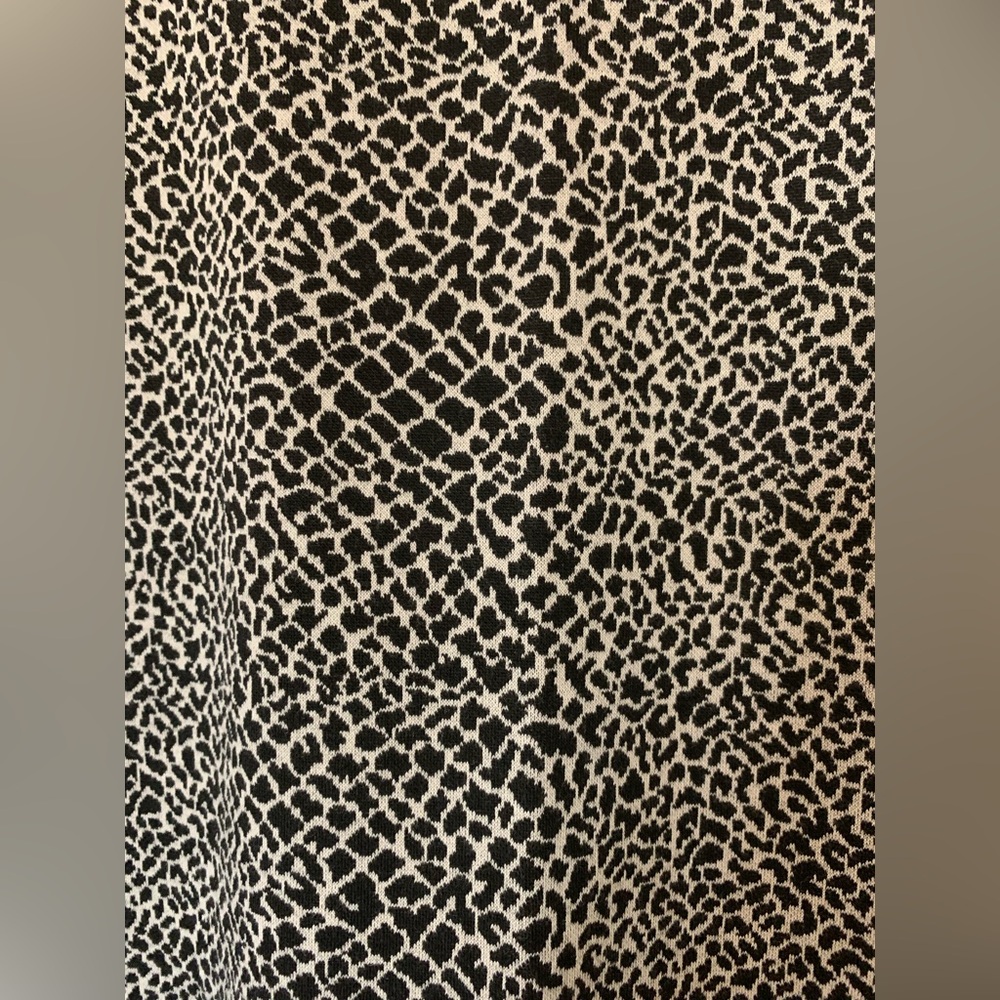 Grace Elements Leopard Patterned Pencil Skirt, Bl… - image 5